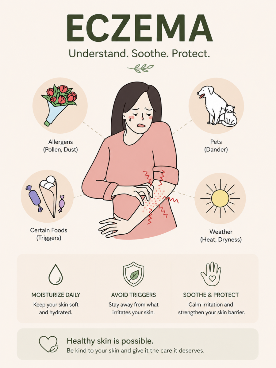 Understanding Eczema: Causes, Symptoms, and Daily Skin Care