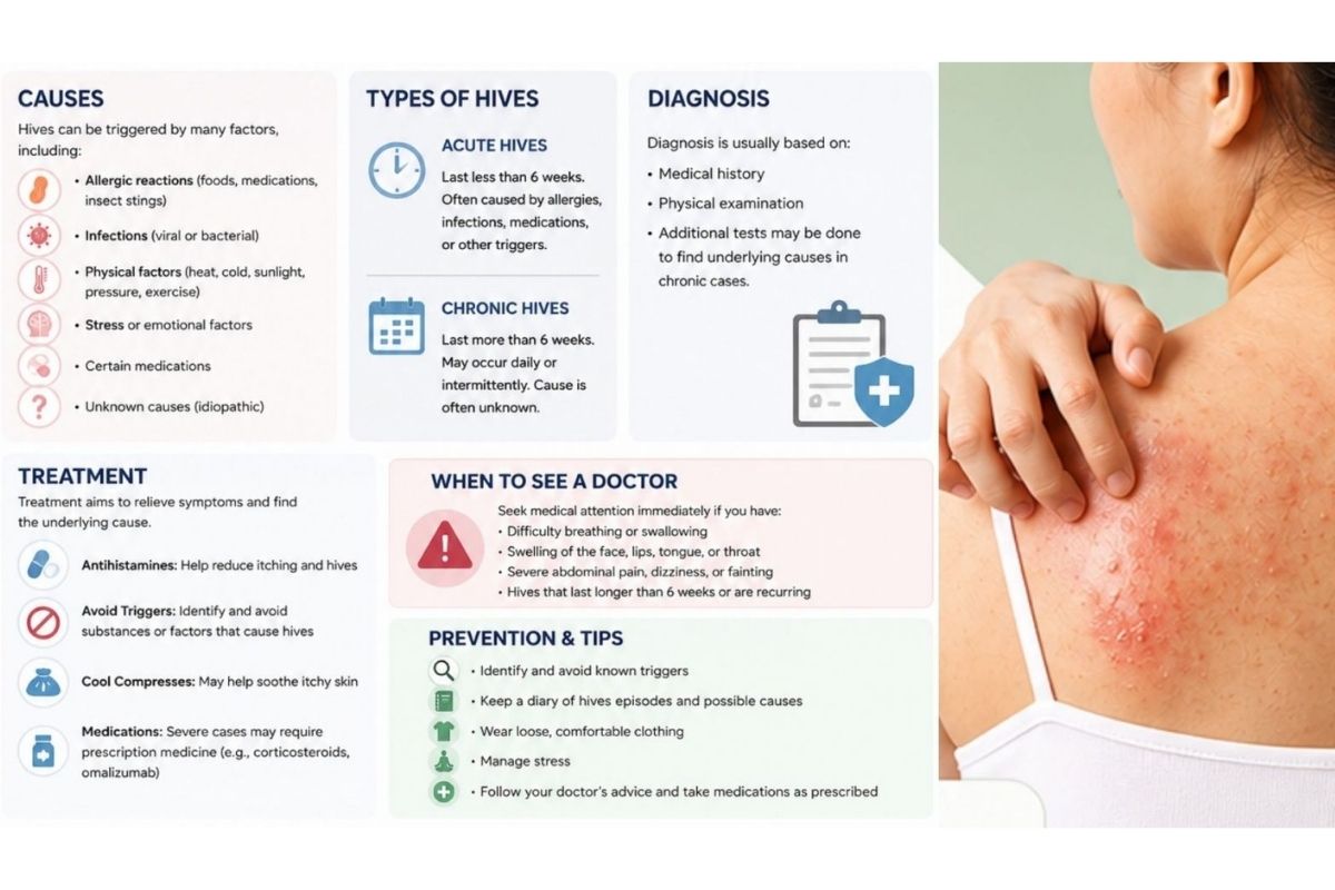 Hives: Understanding Why Raised Skin Patterns Change Throughout the Day