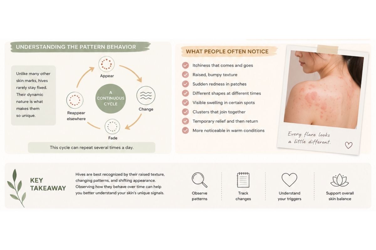 Hives and Skin Pattern Behavior: Understanding Surface Changes and Visible Characteristics