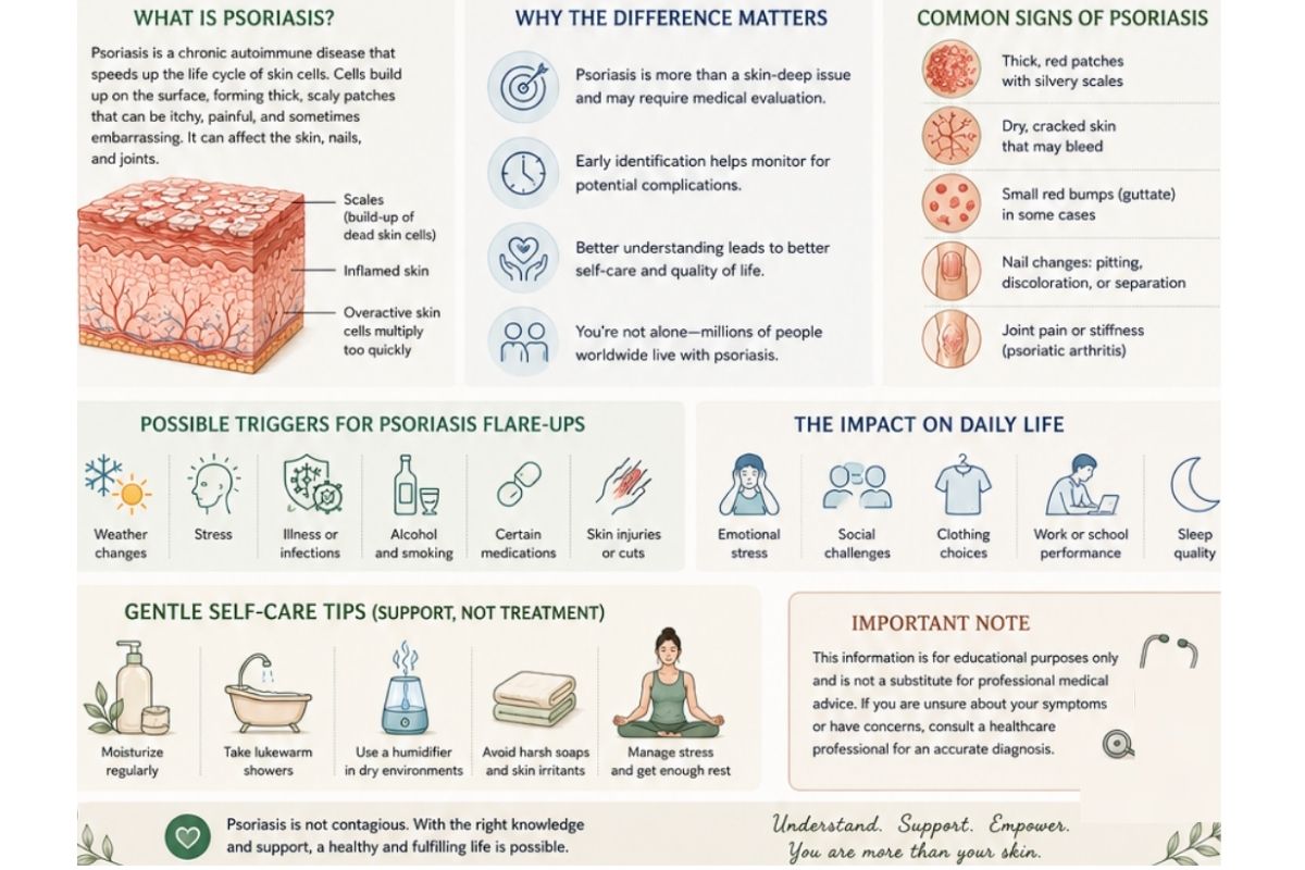 Why Psoriasis Looks Different From Ordinary Dry Skin